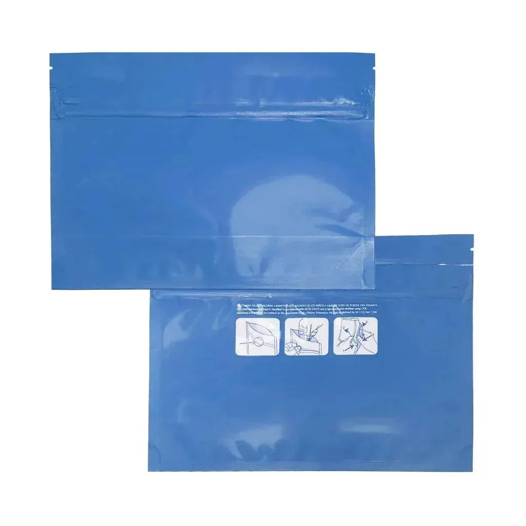 1/2 Ounce Child Resistant Opaque Mylar Bags - 50 Count