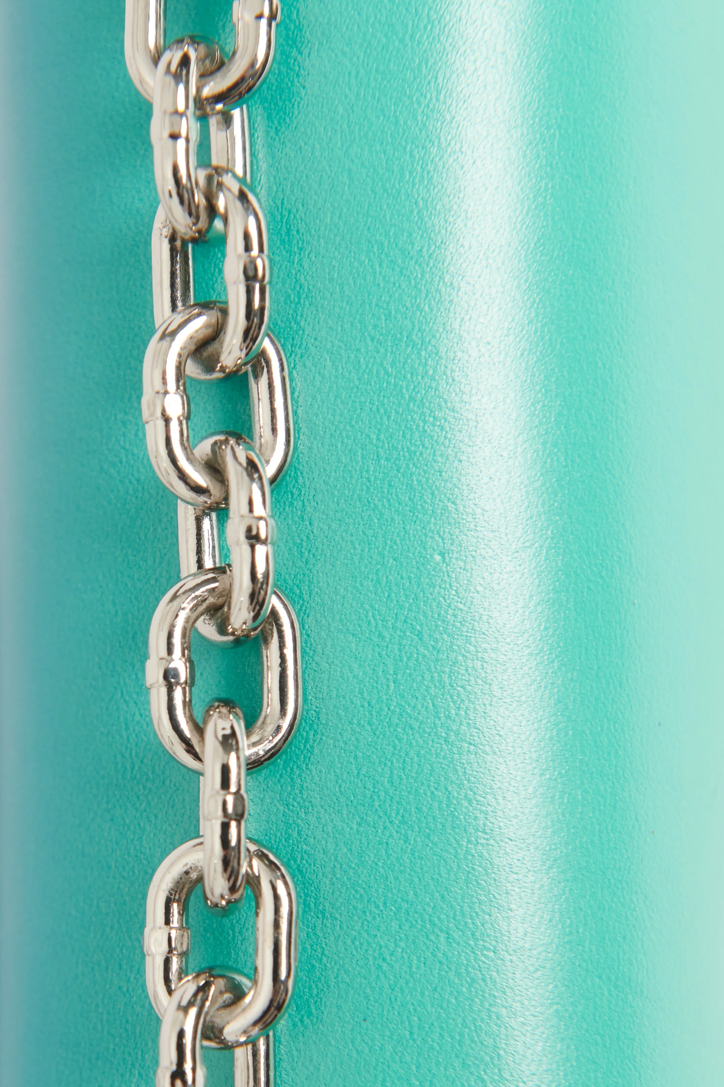 2019 Gradient Blue/Green And Striped Leather Preowned Twist MM Flap Bag
