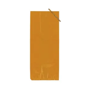4 In. X 9 In. Orange Poly Bags | 48 Count