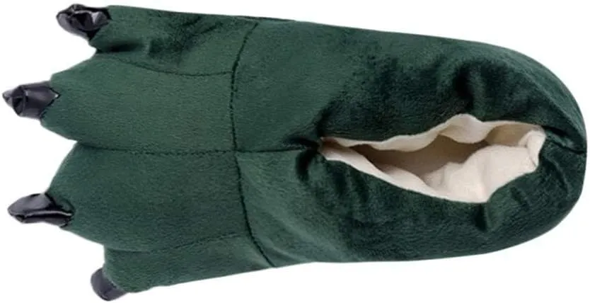 A Pairs Child Boys Girls Indoor Slippers Cute Animal Funny Animal Paw Monster Claw Shoes 4-10 Years