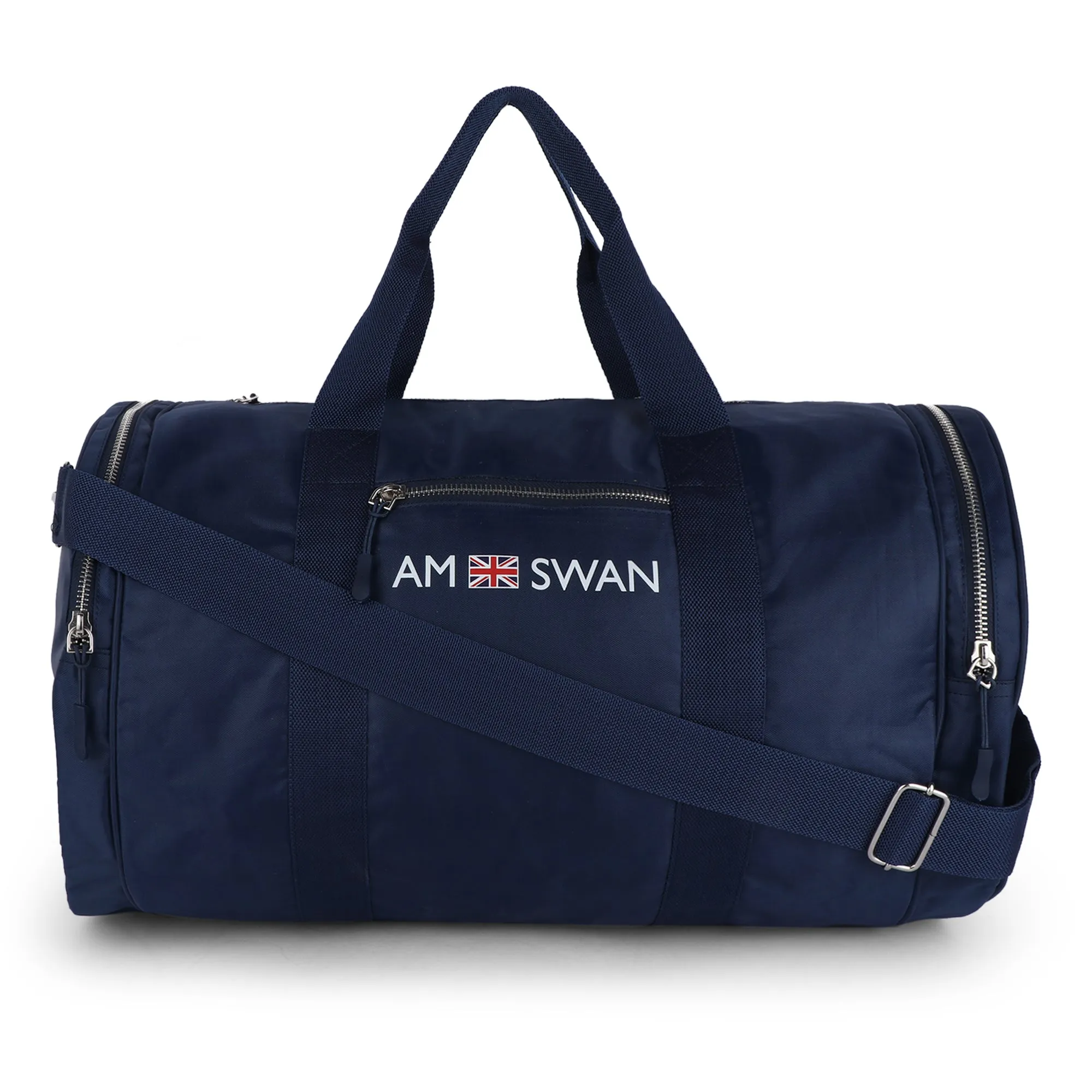 Amswan  Unisex Navy Duffle Bag Stylish Versatility For Travel & Beyond