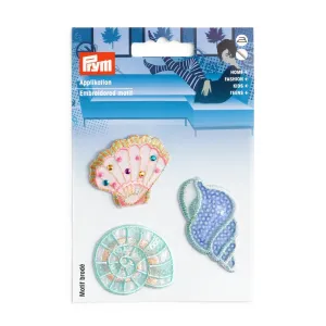 Applique, Shells, 3 pc