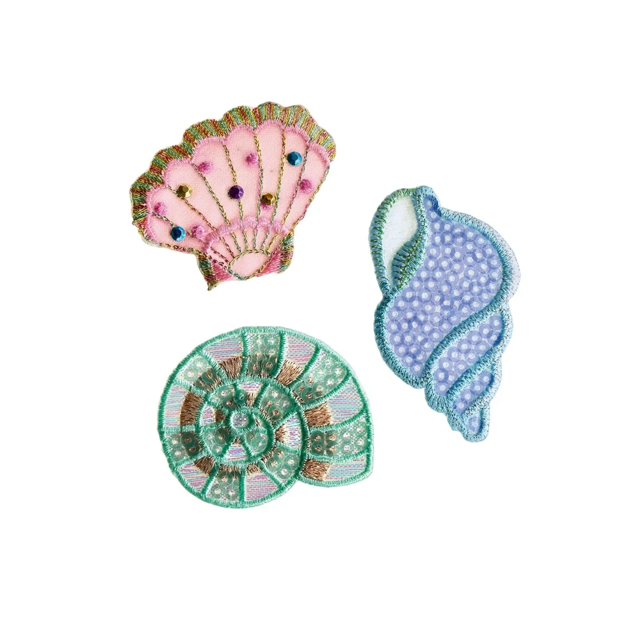 Applique, Shells, 3 pc