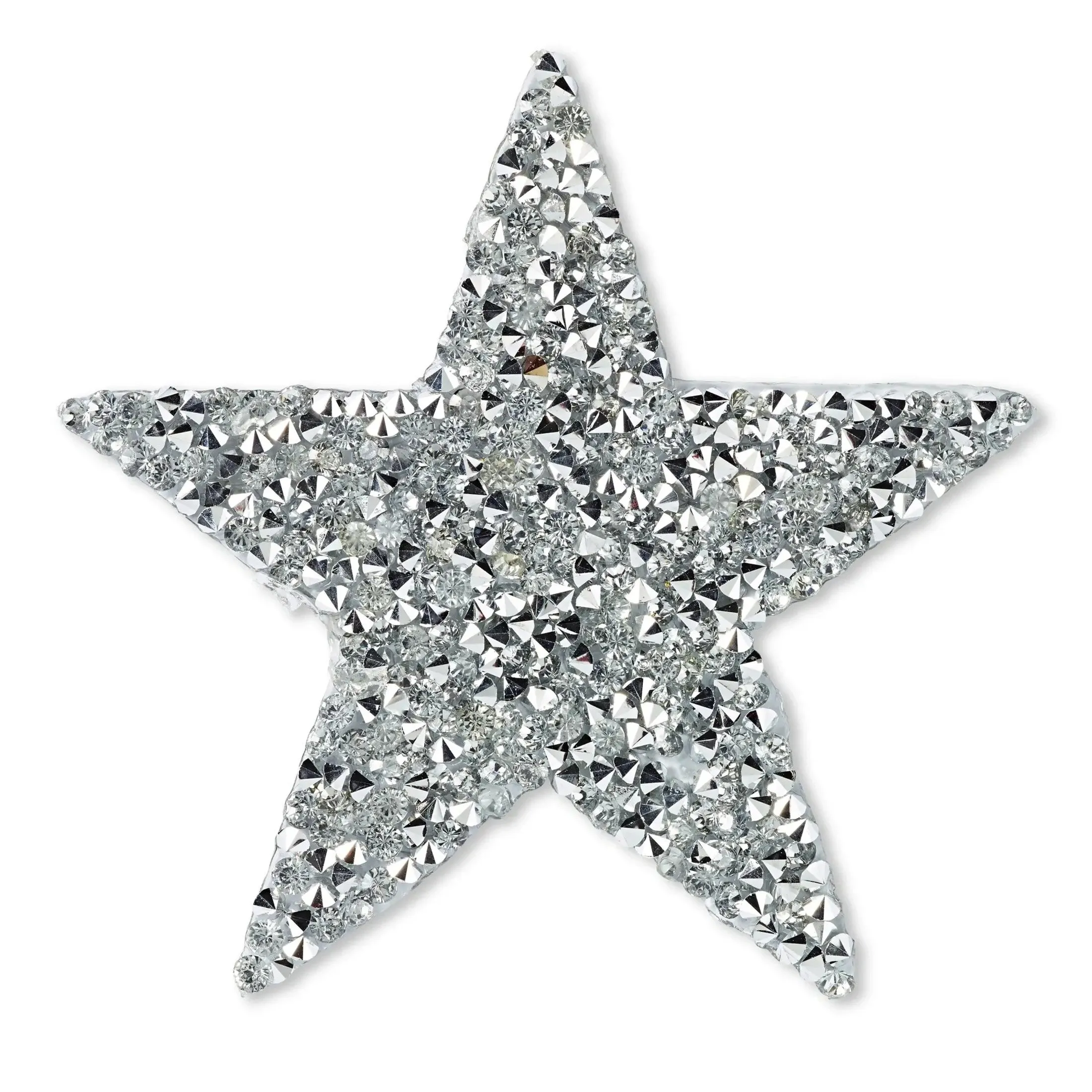 Applique, Silver Star, 1 pc