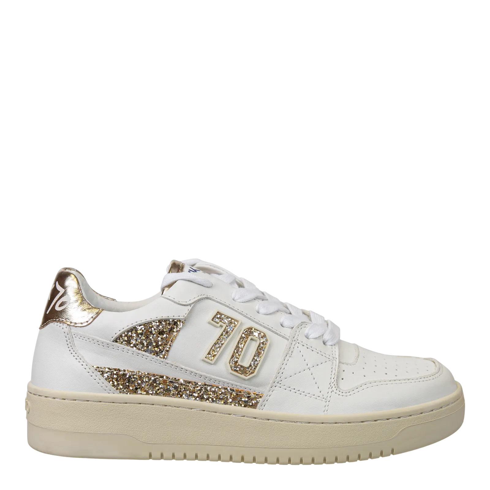 BACK 70 - BREAK in GLITTER PLATINE Sneakers