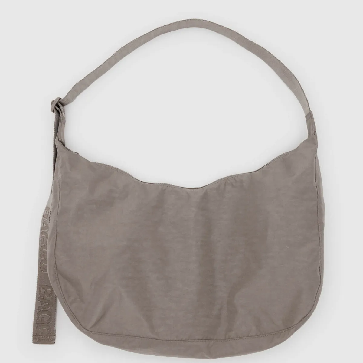 Baggu Large Nylon Crescent Bag in Dove