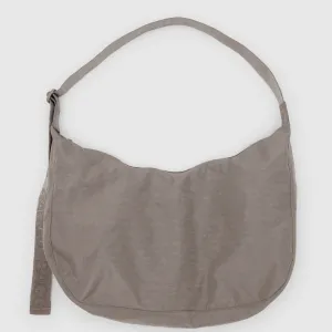 Baggu Large Nylon Crescent Bag in Dove