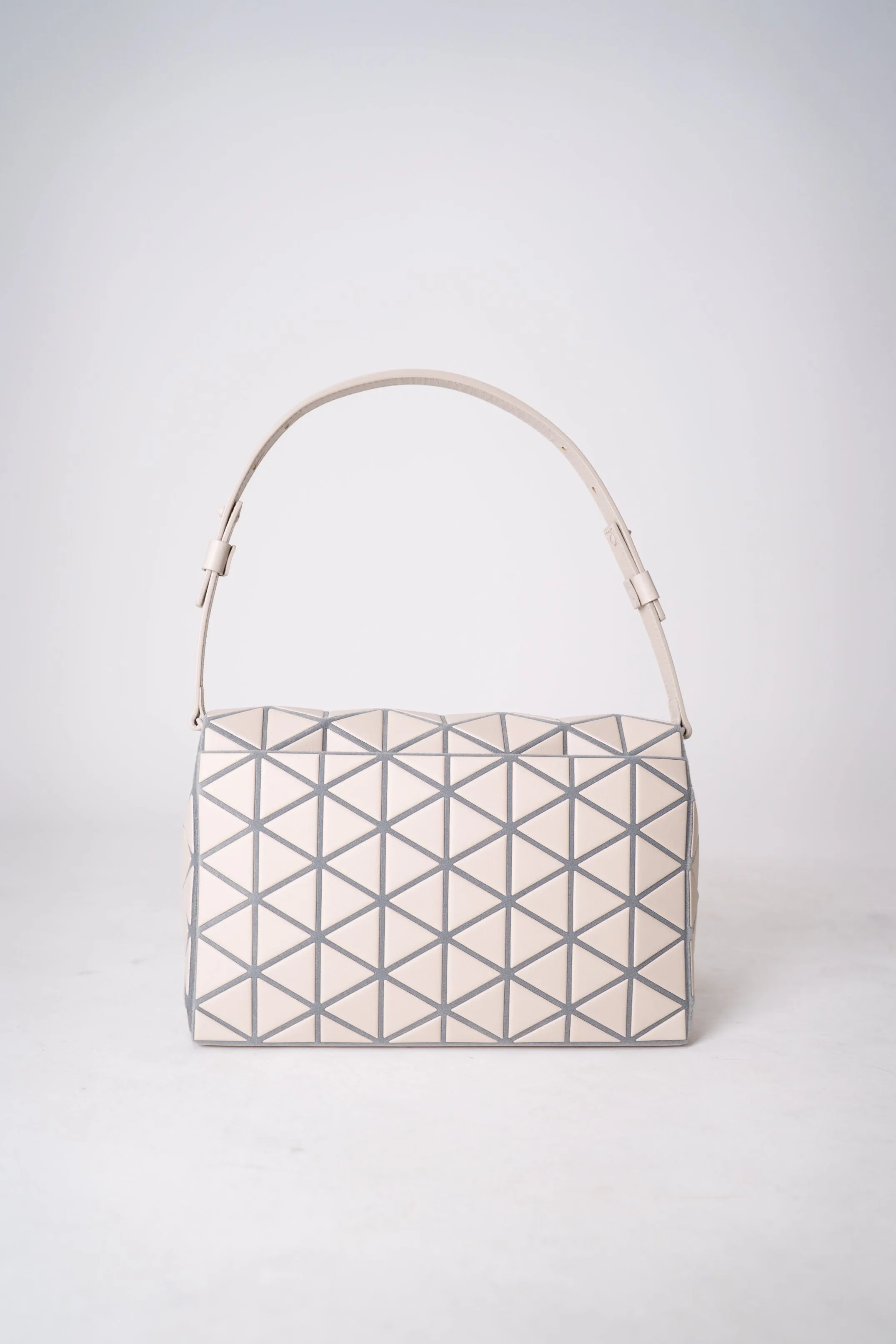 Bao Bao Issey Miyake Fossette Versatile Handbag and Crossbody Bag in Beige