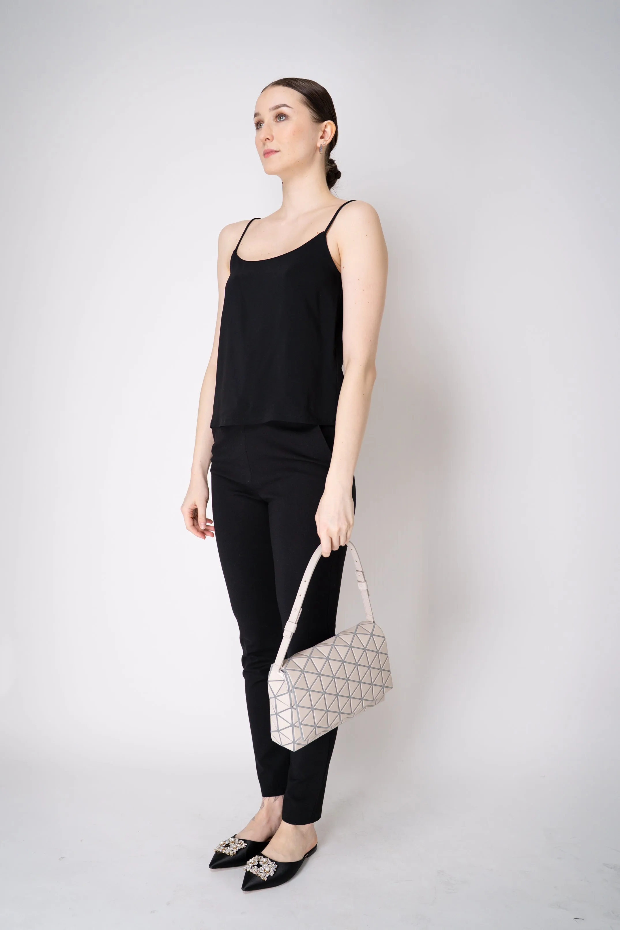 Bao Bao Issey Miyake Fossette Versatile Handbag and Crossbody Bag in Beige