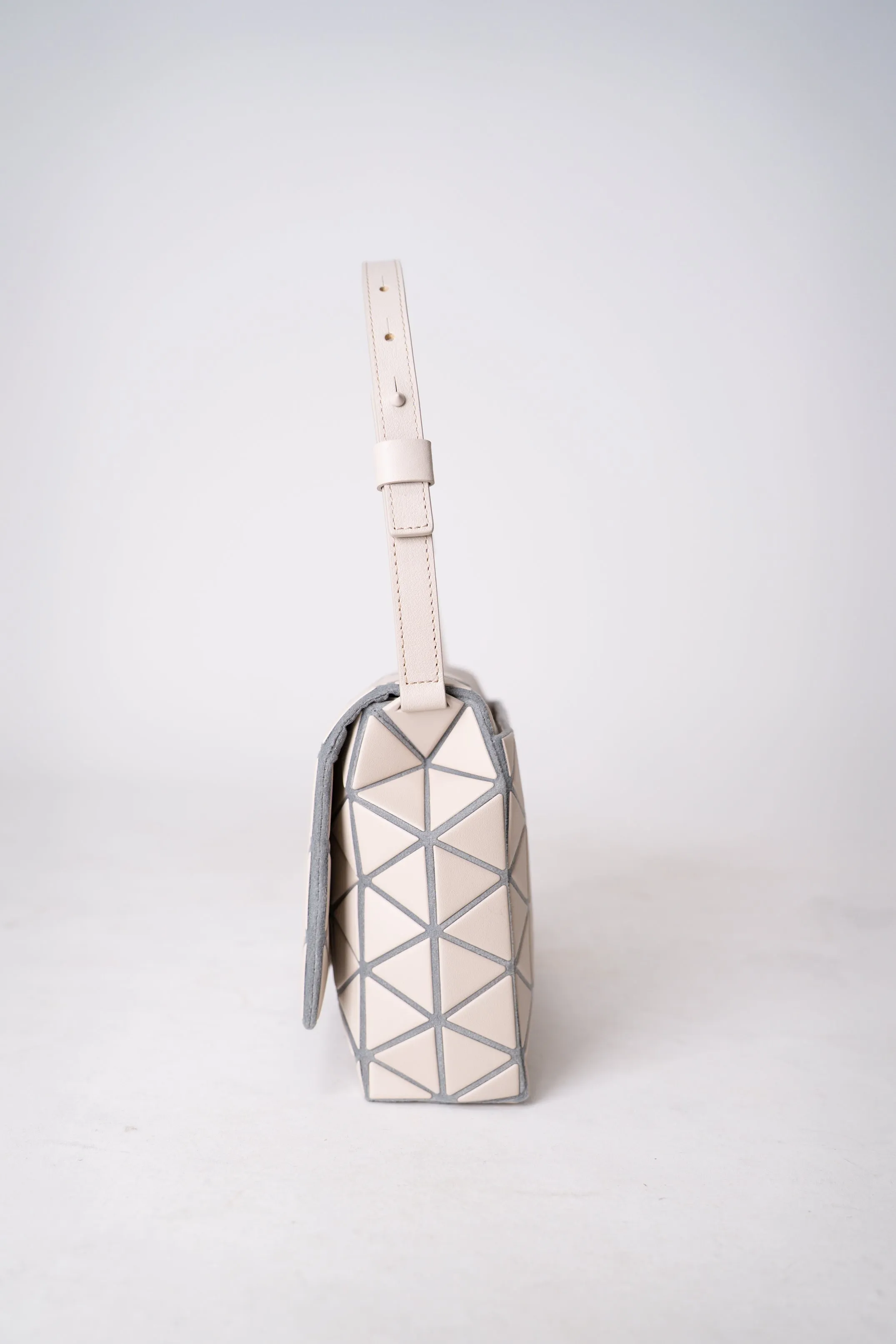 Bao Bao Issey Miyake Fossette Versatile Handbag and Crossbody Bag in Beige