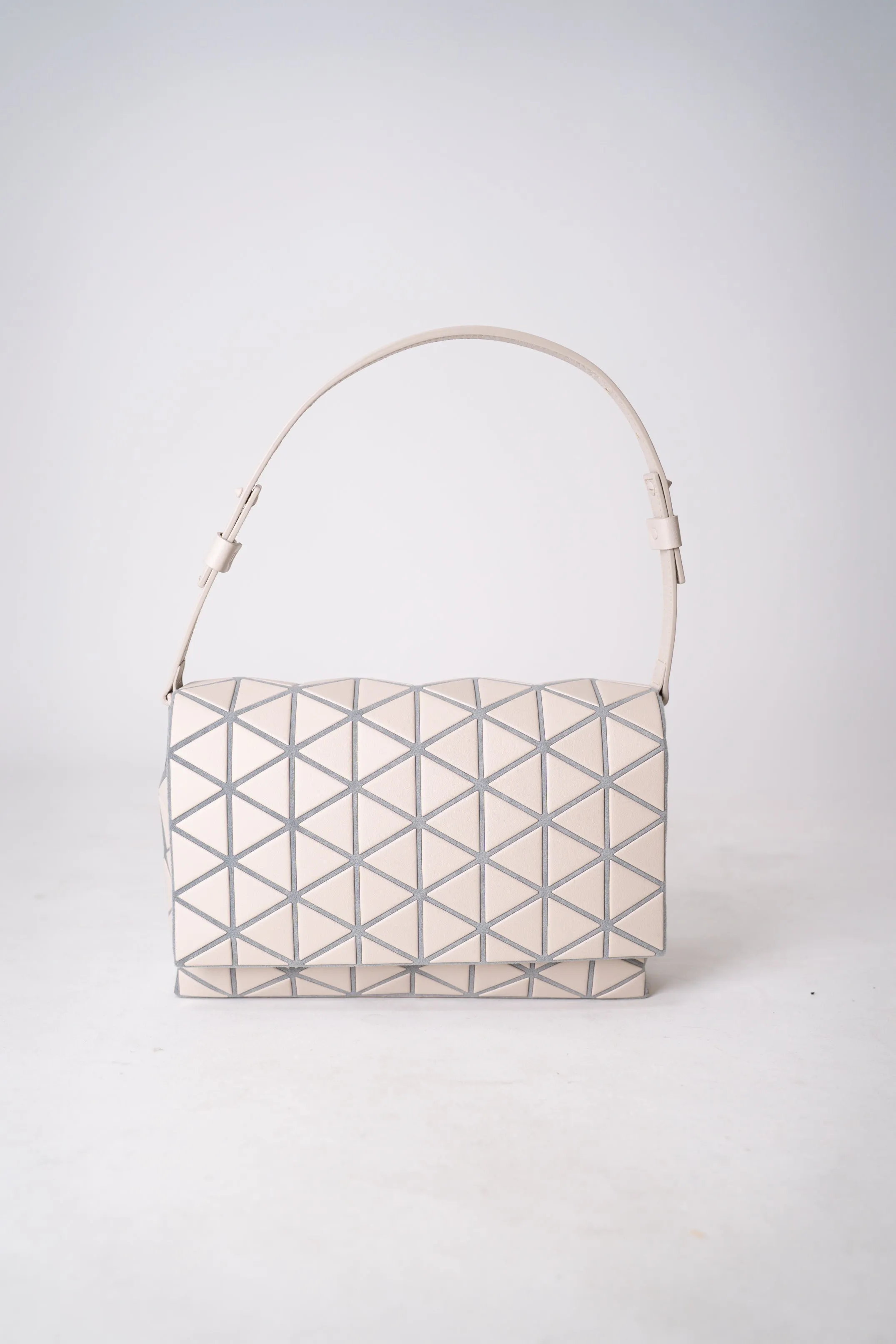 Bao Bao Issey Miyake Fossette Versatile Handbag and Crossbody Bag in Beige