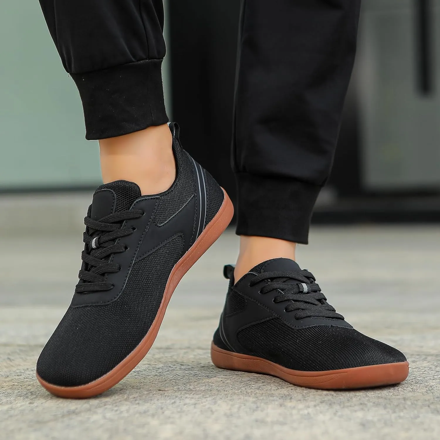Barefoot Shoes for Mens Womens Wide Toe Box Shoes Walking Mesh Workout Sneakers Grounded Footwear Non-Slip Fashion Hiking Shoe Breathable Casual Running Sneaker