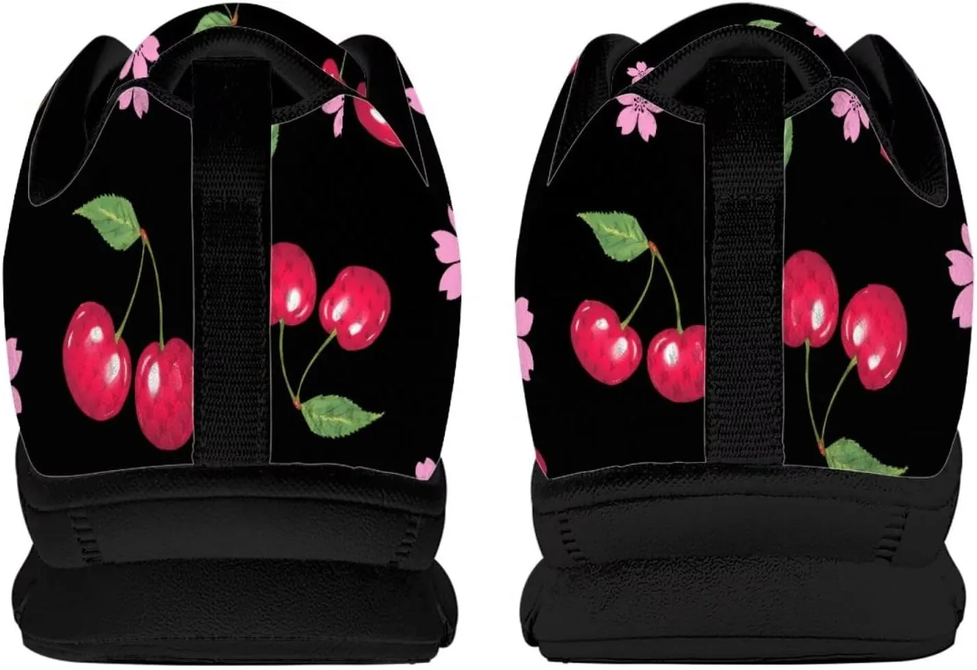 Bigcardesigns Womens Lightweight Athletic Fashion Sneaker Jogging Running Sports Shoes Colorful Floral Design