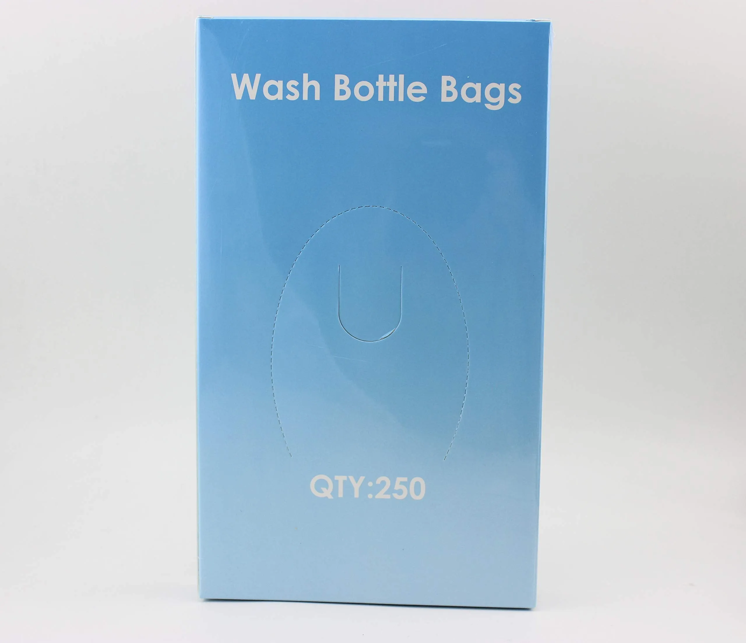 BISIBITA2 Tattoo Wash Bottle Bags Disposable Squeeze Bottle Cover Sleeves Tattoo Bottle Bags 250pcs (Clear)