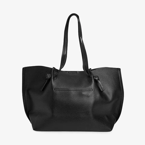 Black Knot Detail Shopper Bag