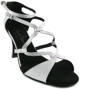 Blue Bell Shoes Handmade Women's Ballroom Salsa Wedding Competition Dance Shoes The Attis 3.5" Heel