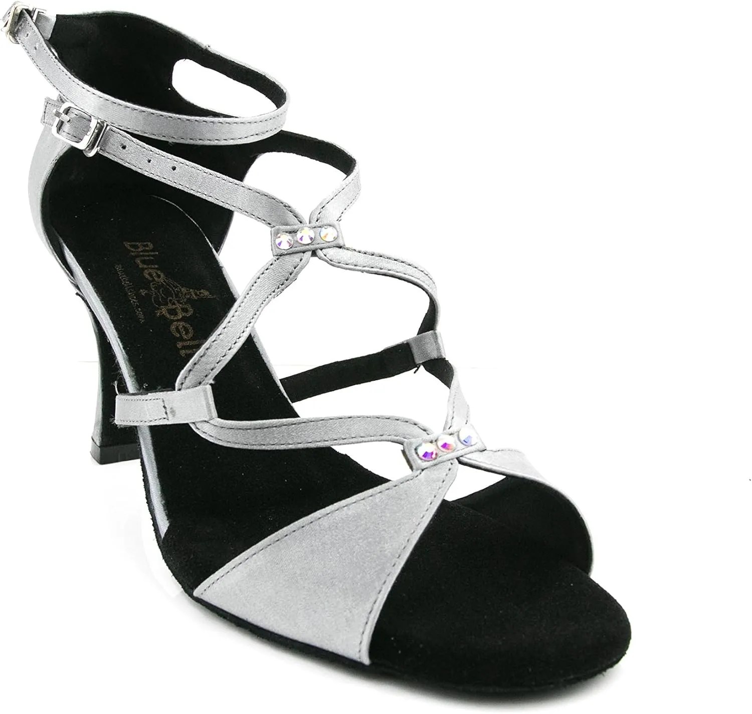 Blue Bell Shoes Handmade Women's Ballroom Salsa Wedding Competition Dance Shoes The Attis 3.5" Heel