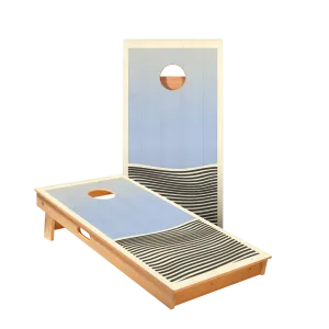 Blue Waves Star Cornhole Boards
