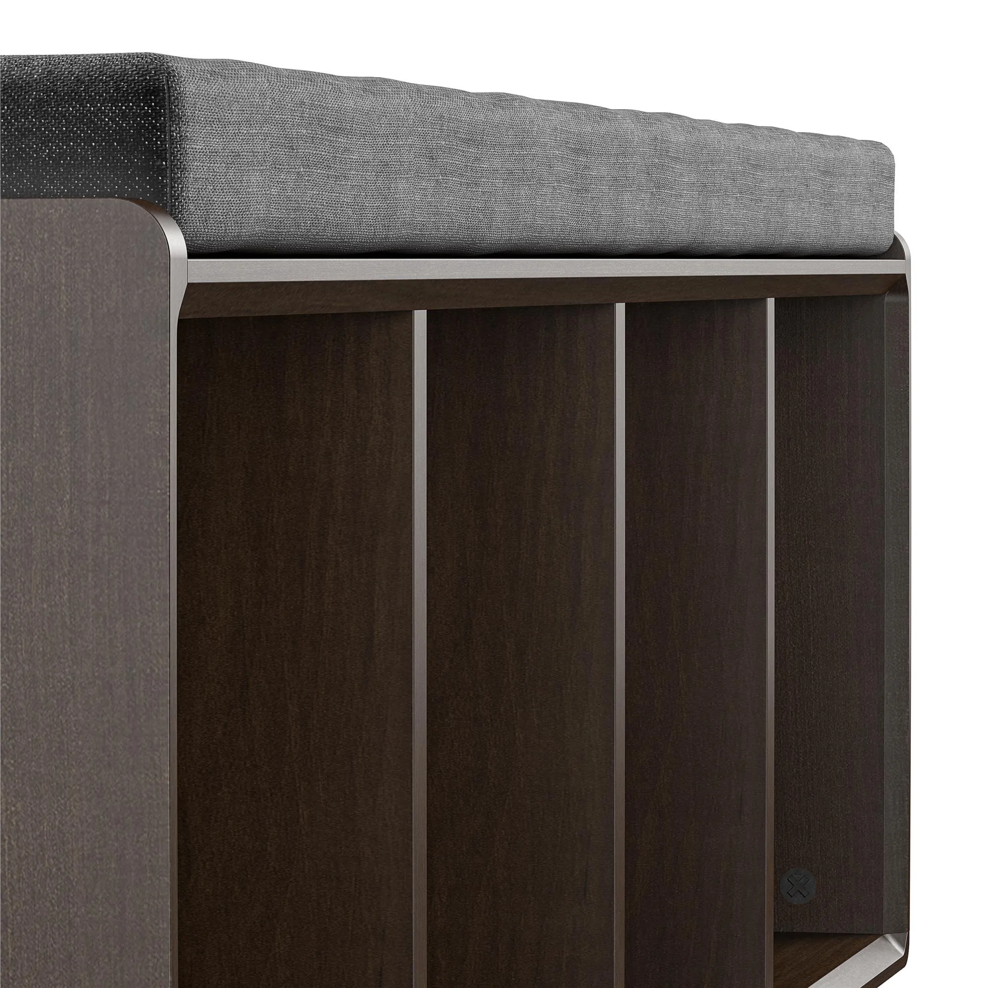 Brittany Entryway Bench, Walnut