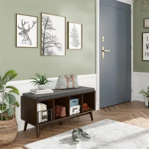 Brittany Entryway Bench, Walnut