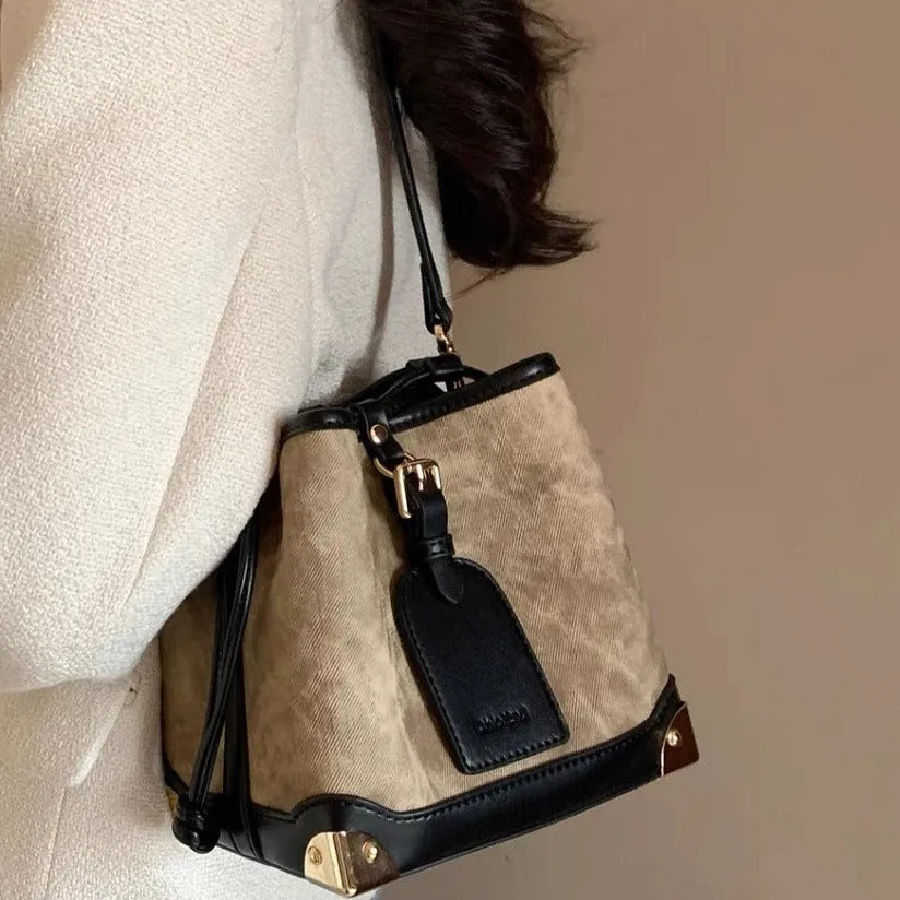 Bucket Bag Women Shoulder Crossbody Bag