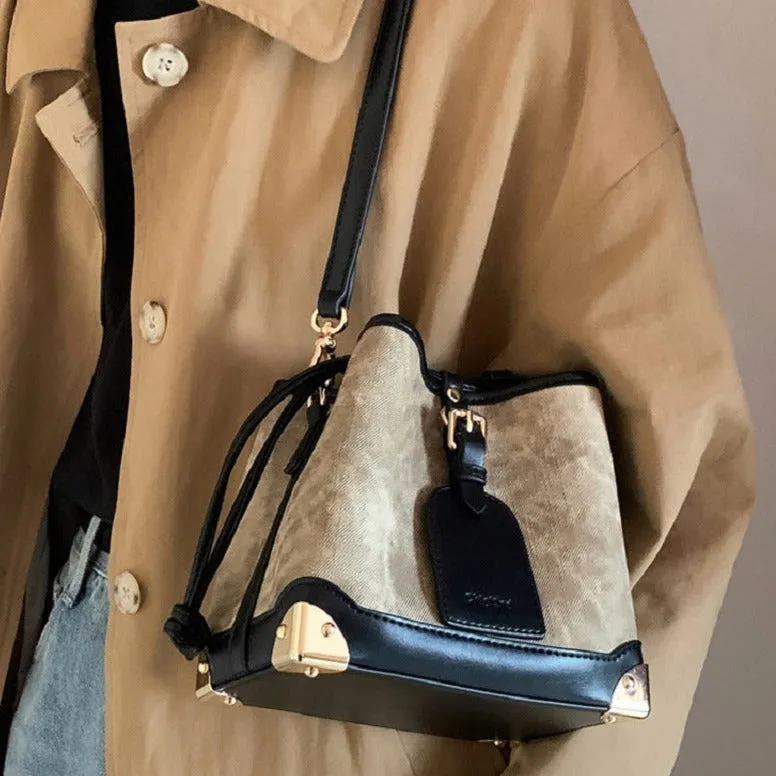 Bucket Bag Women Shoulder Crossbody Bag