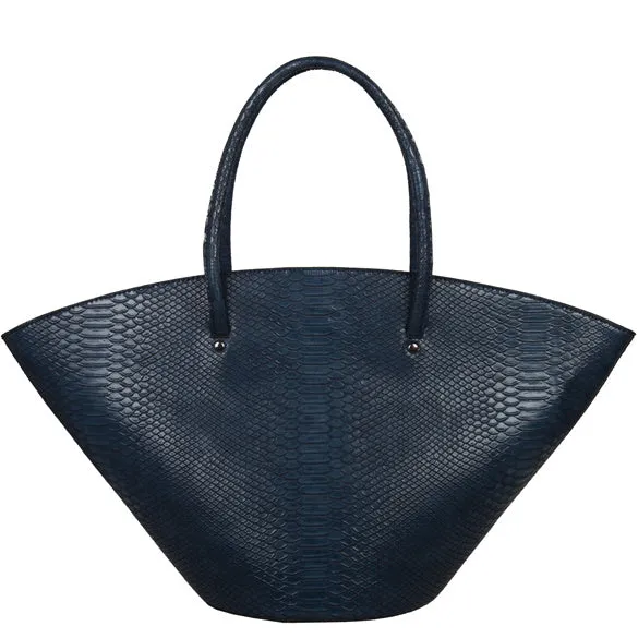BULAGGI CLAIR SHOPPER BAG IN DARK BLUE