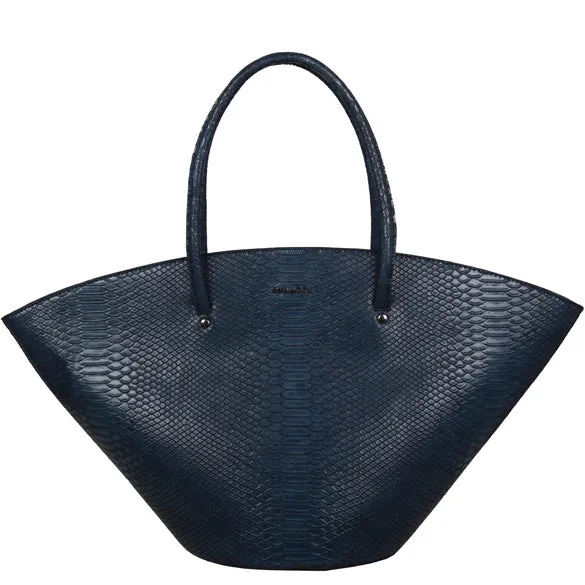 BULAGGI CLAIR SHOPPER BAG IN DARK BLUE