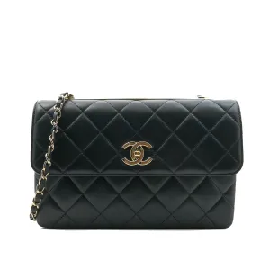 Chanel Lambskin Quilted Medium Trendy Flap Bag