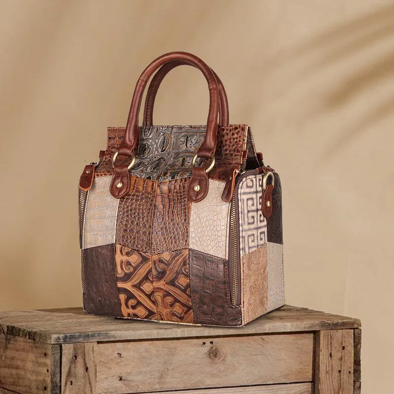 Chic Mom Tote - Soft Cowhide Leather Handbag by The Nevermore
