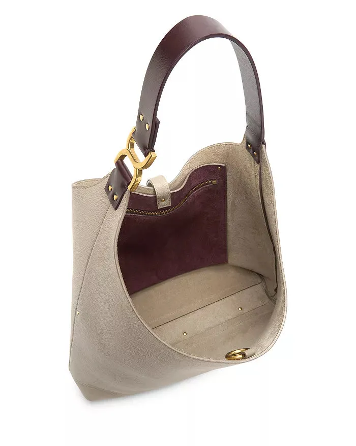 CHLOÉ MARCIE HOBO BAG MOTTY GREY