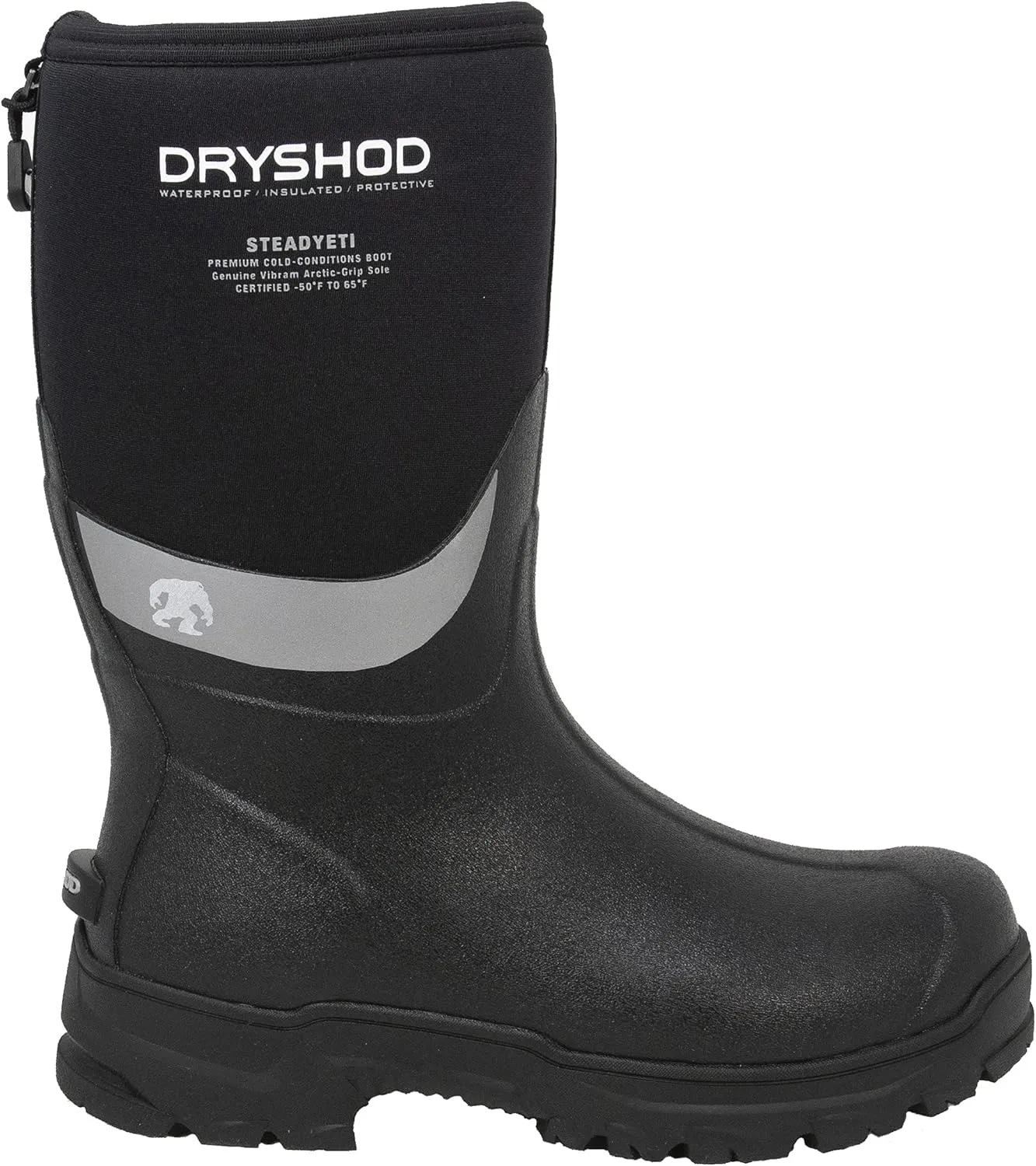 Dryshod STEADYETI Mid with genuine Vibram Arctic Grip Outsole