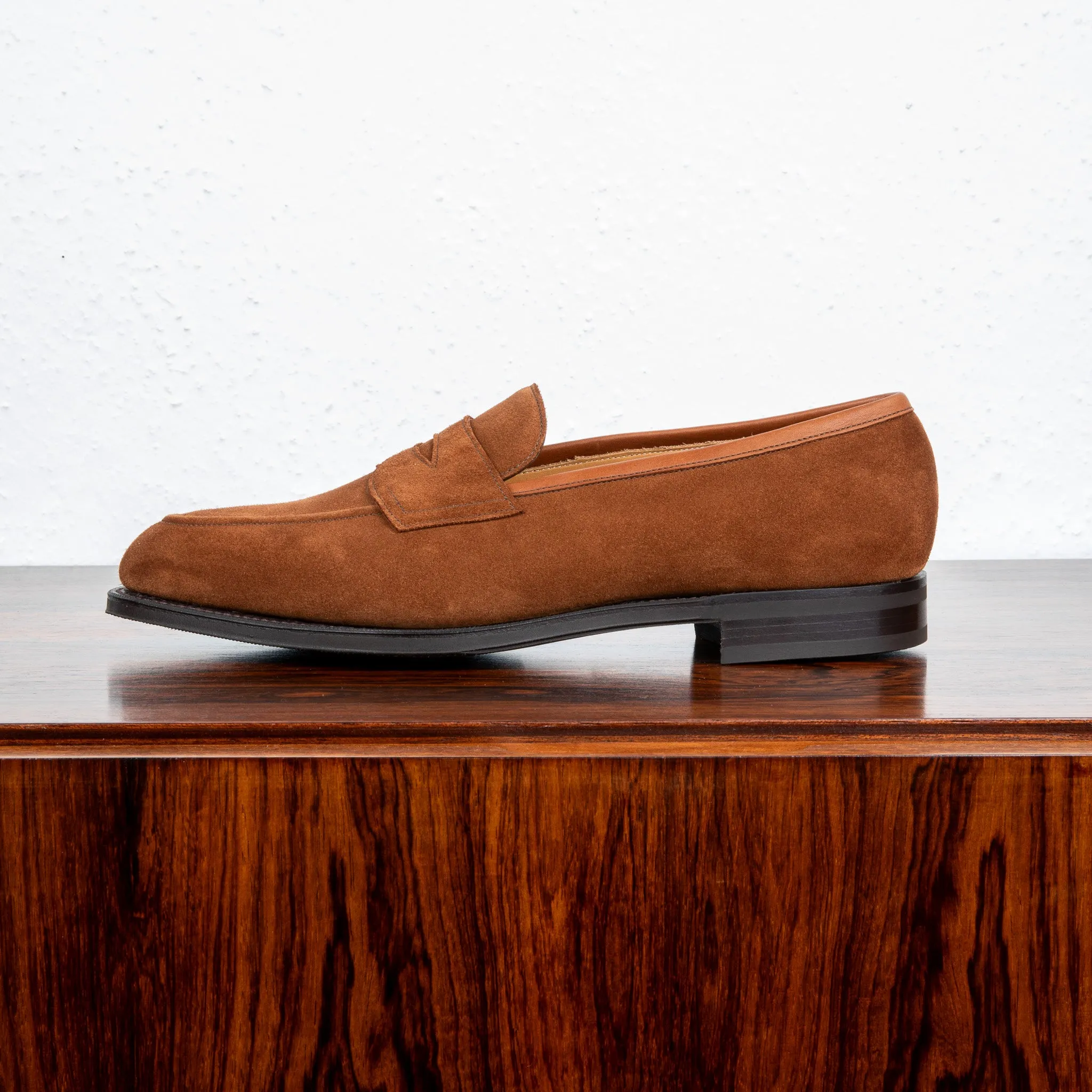 Edward Green Piccadilly in Snuff Suede on R1