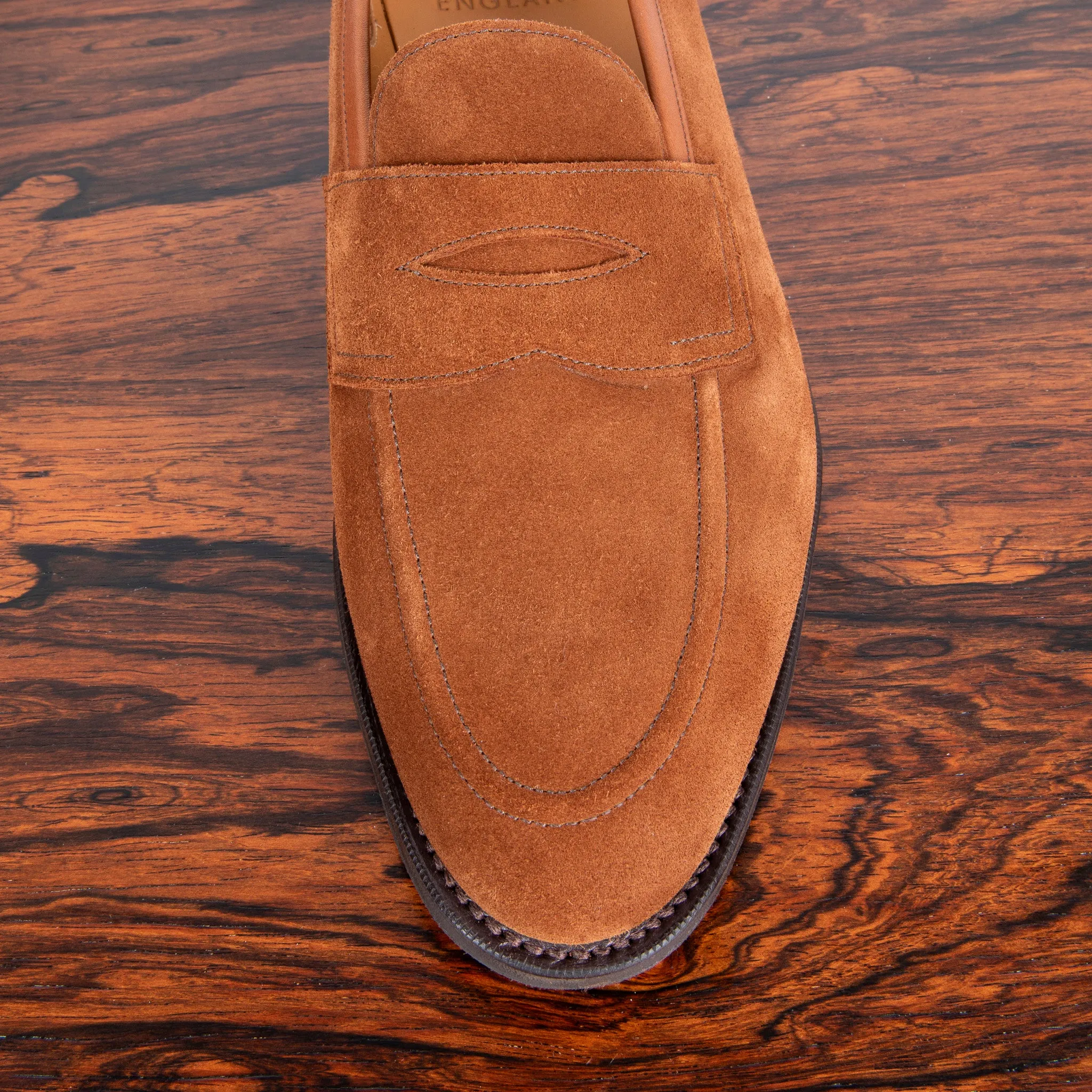 Edward Green Piccadilly in Snuff Suede on R1