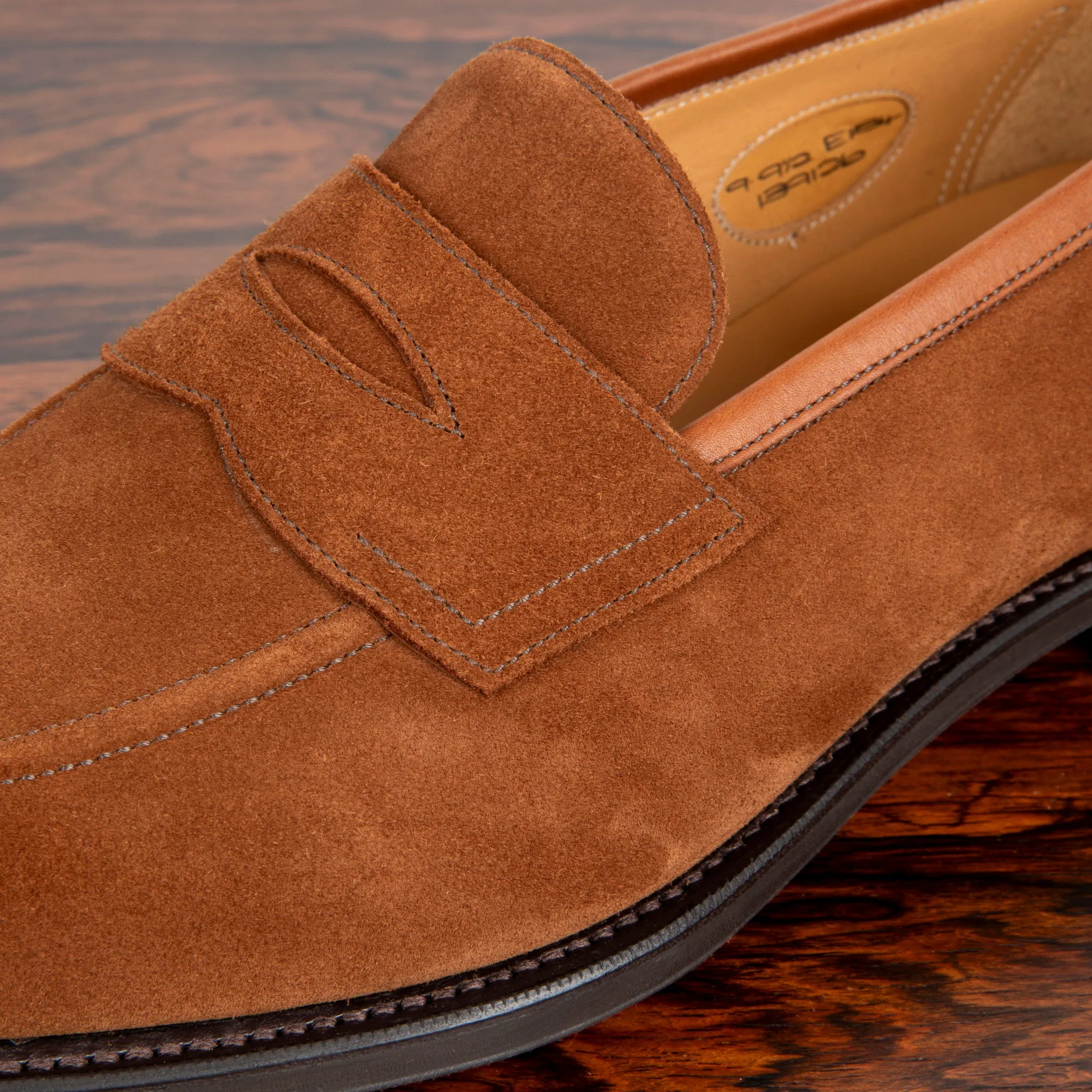 Edward Green Piccadilly in Snuff Suede on R1