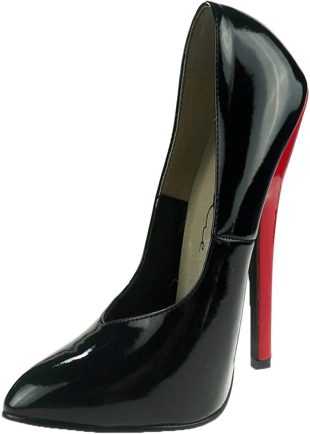 Ellie Shoes Women's 6 Inch Heel Fetish Pump (Black/Red;11)