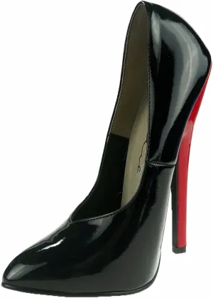 Ellie Shoes Women's 6 Inch Heel Fetish Pump (Black/Red;11)