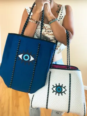 Eye of Artists Super Roomy Neoprene Tote Bag and Pouch Set