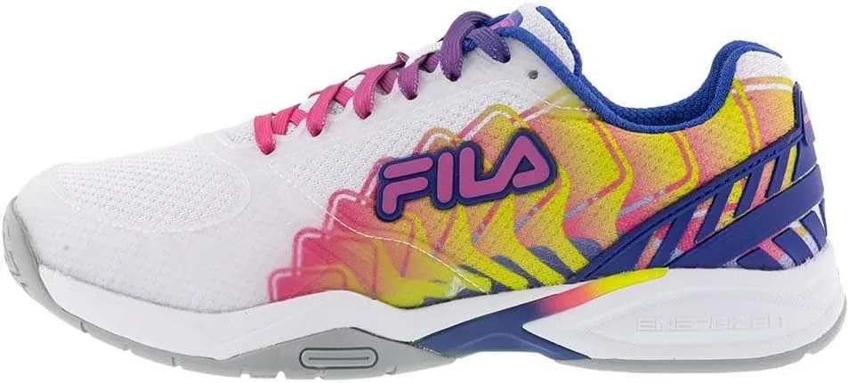 Fila Volley Zone Pickleball Shoes Women (Wht/Kopk/Mblu)