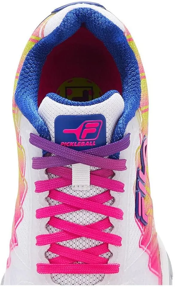Fila Volley Zone Pickleball Shoes Women (Wht/Kopk/Mblu)