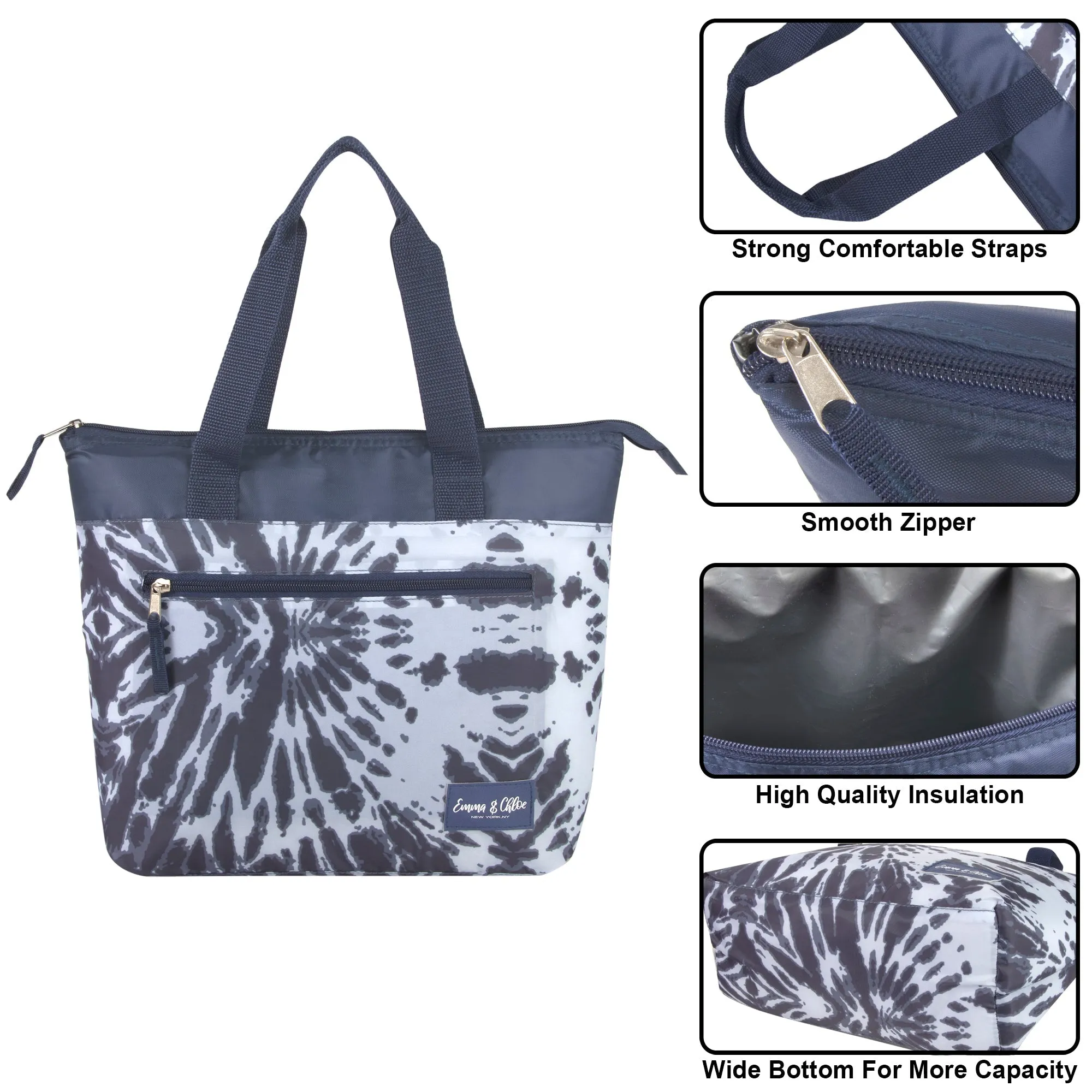 Fridge Pak Floral/Tie Dye 16 Can Cooler Tote