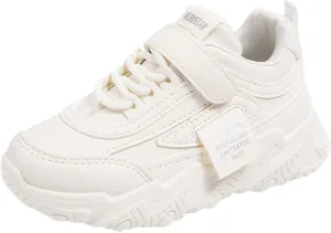 Girls Running Shoes Boys Color Sneakers for Kids Casual Lightweight Classic Adjustable Strap Hook and Loops Shoes