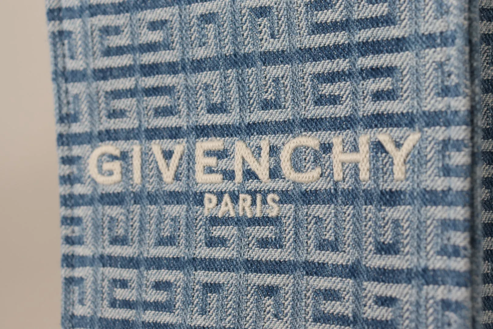 Givenchy Chic Light Blue Cotton Mini Bag