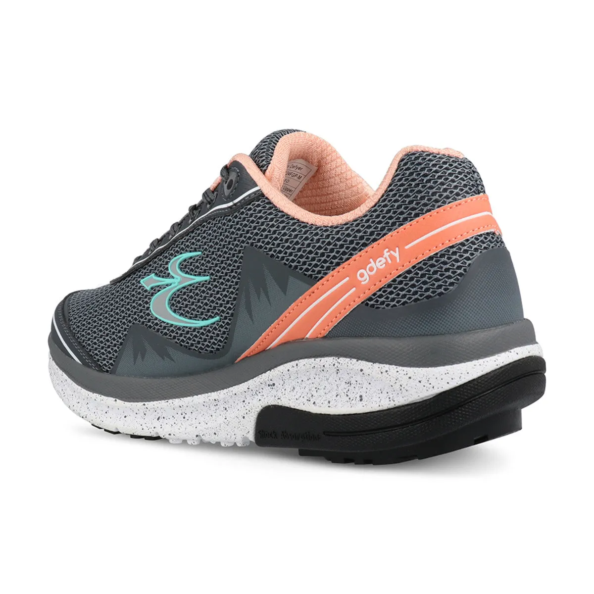 Gravity Defyer Mighty Walk TB9024FGP Wide Grey/Salmon Pink