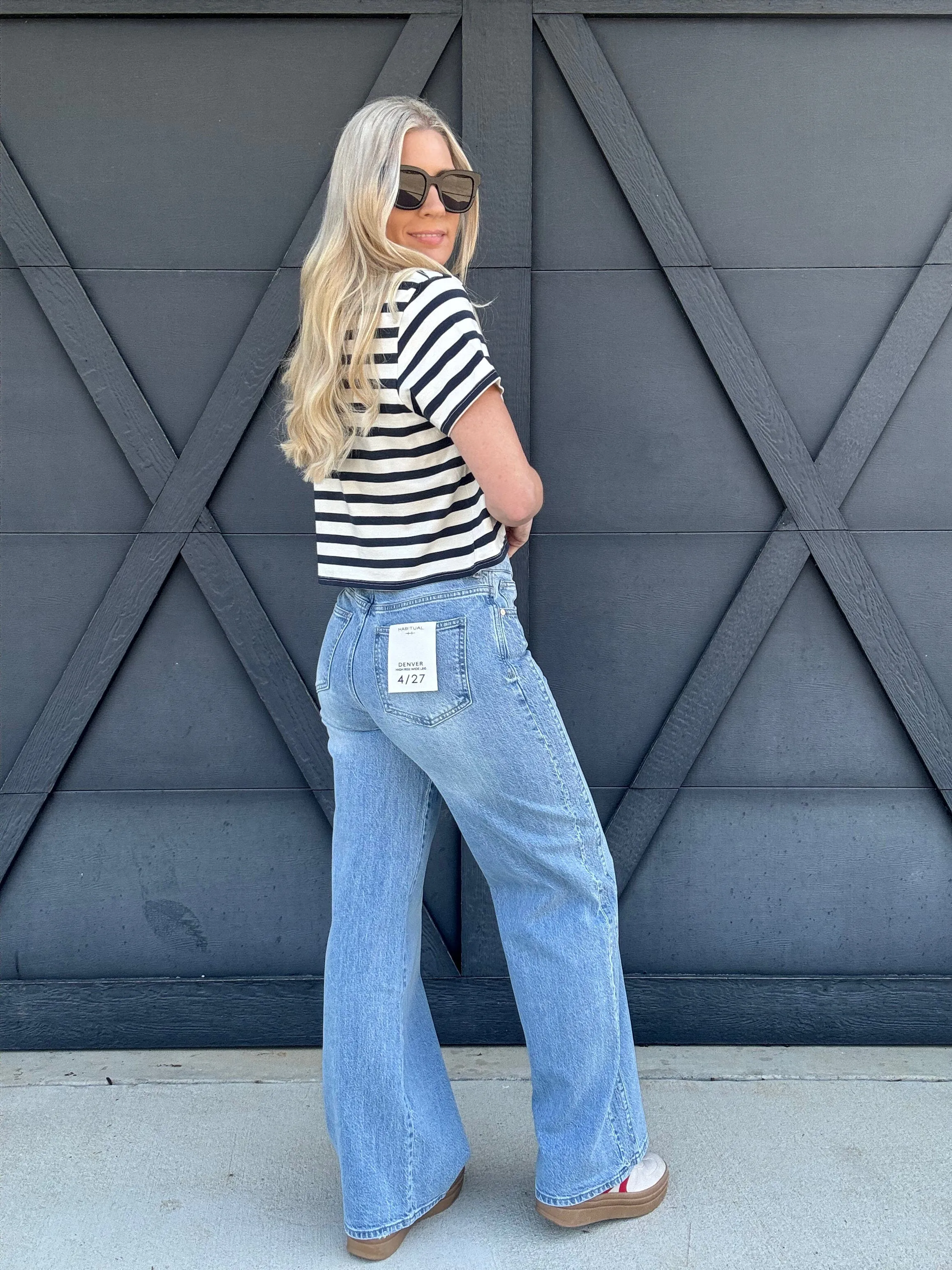 Habitual Denver Side Panel Jeans In Splash
