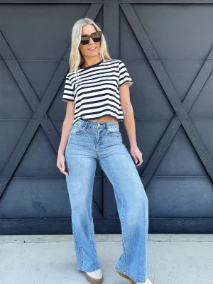 Habitual Denver Side Panel Jeans In Splash