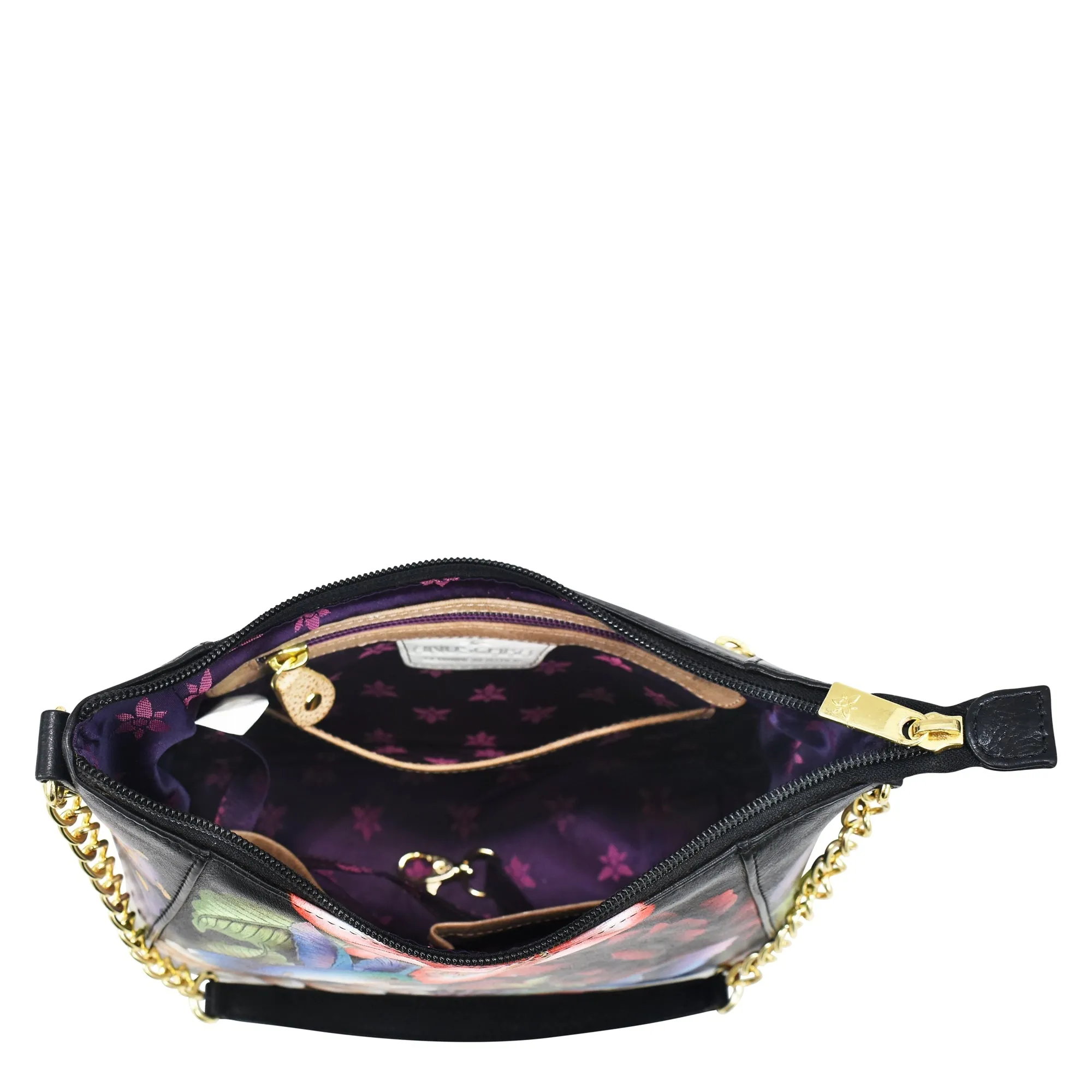 Hand-Painted Zip Top Hobo
