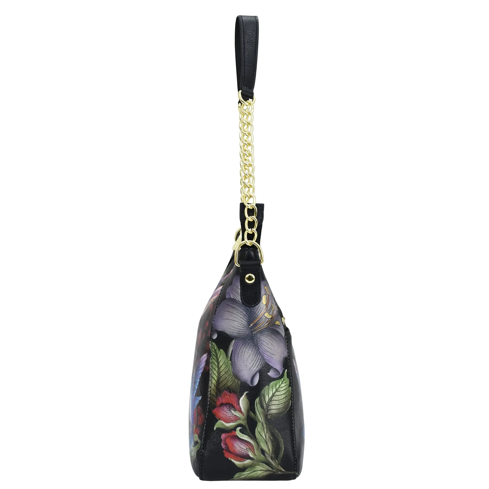 Hand-Painted Zip Top Hobo