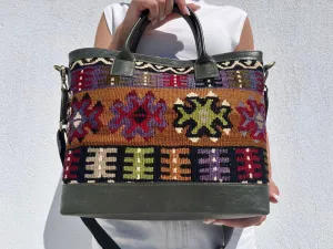 Handmade Kilim Tote Bag #51