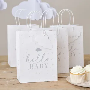 Hello Baby Speckle and Cloud Baby Shower Gift Bags